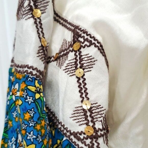 Anandas Collection Women’s Multicolored Boho Tunic Size: Medium - Picture 8 of 8